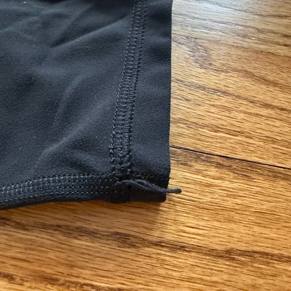Athleta Black Leggings with Mint Piping - Picture 4 of 5